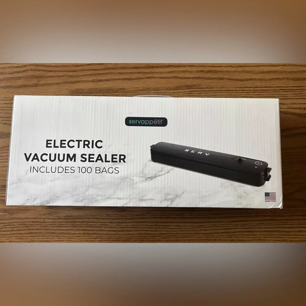 NEW Servappetit Kitchen Food Electric Vacuum Sealer Packaging System With Bags